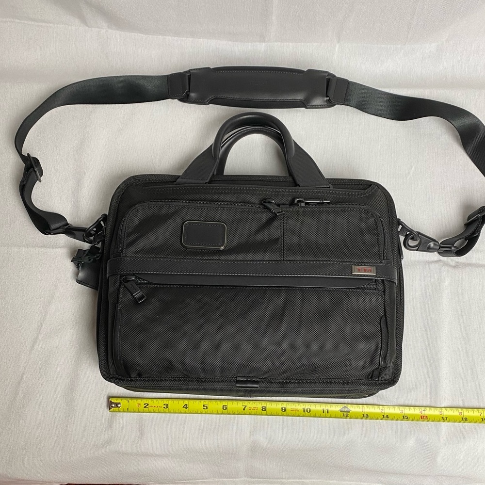 Tumi small screen laptop briefcase
